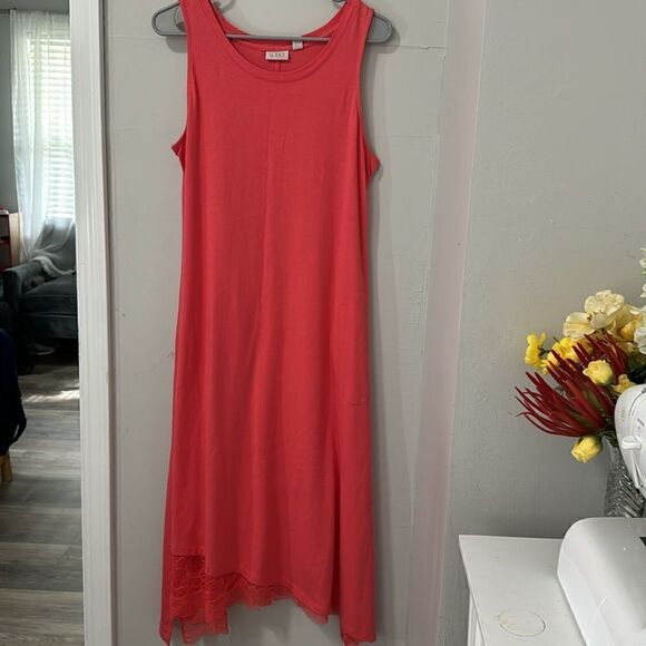 LOGO LORI GOLDSTEIN MAXI DRESS SIZE S - Picture 7 of 14